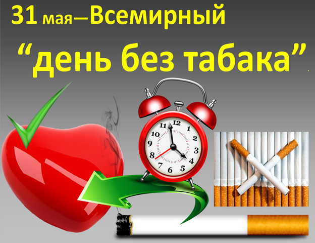 31 мая — Всемирный день без табака