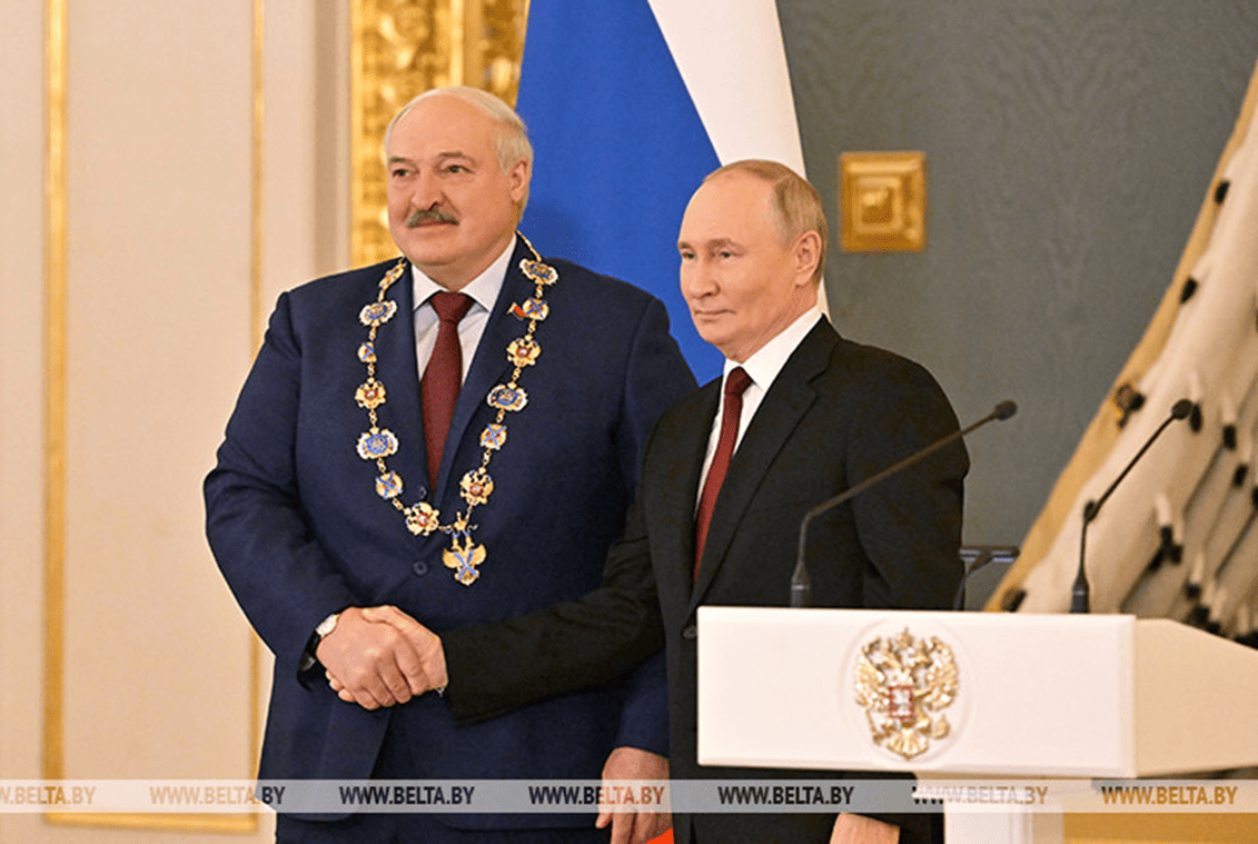 А.Г.Лукашенко награжден орденом Святого апостола Андрея Первозванного